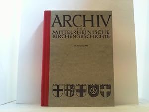Seller image for Archiv fr mittelrheinische Kirchengeschichte. Nebst Berichten zur kirchlichen Denkmalpflege. 55. Jahrgang 2003. for sale by Antiquariat Uwe Berg