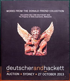 WORKS FROM THE DONALD FRIEND COLLECTION. Southeast Asia. The Property of Attilio Guarracino, Melb...