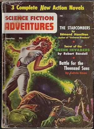 Bild des Verkufers fr SCIENCE FICTION ADVENTURES: December, Dec. 1956 zum Verkauf von Books from the Crypt