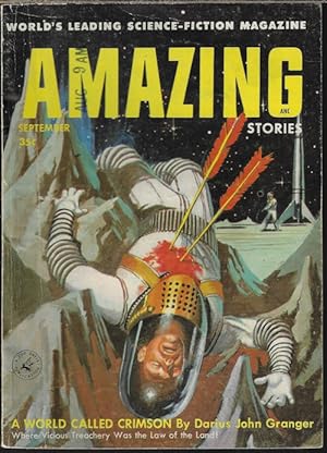 Image du vendeur pour AMAZING Stories:september, Sept. 1956 mis en vente par Books from the Crypt