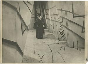 The Cabinet of Dr. Caligari (Original oversize double weight photograph from the 1920 film)