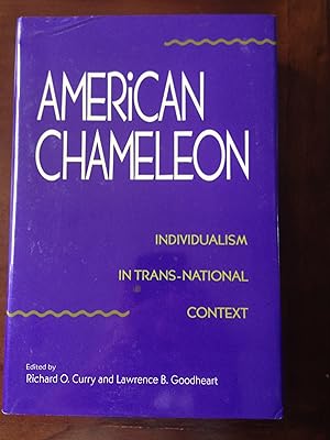 Immagine del venditore per American Chameleon: Individualism in Trans-national Context venduto da Aegean Agency