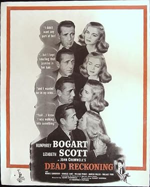 Immagine del venditore per Dead Reckoning Trade Print Ad 1947 Humphrey Bogart, Lizabeth Scott venduto da AcornBooksNH