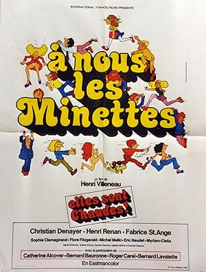 "A NOUS LES MINETTES" Réalisé par Henri VILLENEAU en 1977 avec Christian DENAYER, Henri RENAN, Fa...