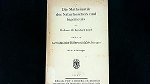 Seller image for Die Mathematik des Naturforschers und Ingenieurs. Bd 4, Gewo?hnliche Differentialgleichungen. for sale by Antiquariat Bookfarm