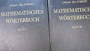 Bild des Verkufers fr Mathematisches Wrterbuch. Mit Einbeziehung der theoretischen Physik. 2 Bnde. (komplett) Band 1, A-K + Band 2. L-Z. zum Verkauf von Antiquariat Bookfarm