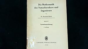 Bild des Verkufers fr Die Mathematik des Naturforschers und Ingenieurs, Bd. 5. Variationsrechnung. zum Verkauf von Antiquariat Bookfarm