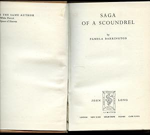 Image du vendeur pour Saga of a Scoundrel mis en vente par Little Stour Books PBFA Member