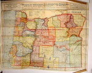 Map Of Oregon / Showing The Lands / Owned And For Sale By / Oregon & Western / Colonization Co. /...