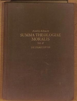 Imagen del vendedor de Summa Theologiae Moralis. Vol II De Praeceptis. a la venta por WeBuyBooks