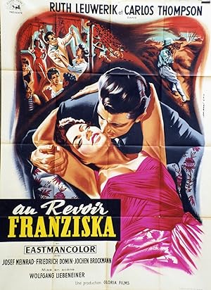 "AU REVOIR FRANZISKA" AUF WIEDERSEHEN FRANZISKA / Réalisé par Wolfgang LIEBENEINER en 1957 avec R...