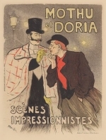 Image du vendeur pour 1896 Original French Art Nouveau Poster, Maitres de L'affiche (Plate 46) - Mothu et Doria PL46 - Steinlen mis en vente par L'Affichiste Vintage Posters