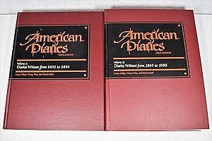 Image du vendeur pour American Diaries (TWO VOLUMES): Diaries Written from 1492 to 1844 (Volume 1) and 1845 to 1980 (Volume 2) mis en vente par Lost Time Books