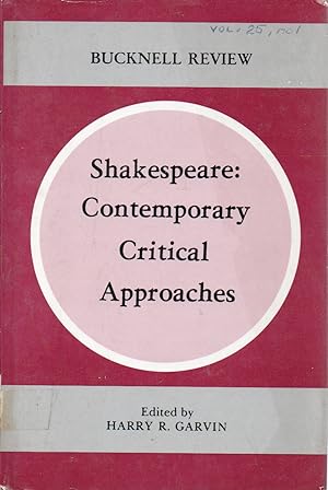 Bild des Verkufers fr Shakespeare _ Contemporary Critical Approaches zum Verkauf von San Francisco Book Company