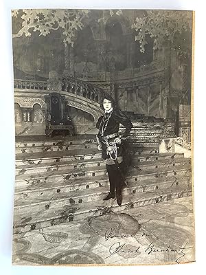[PHOTOGRAPHIE] Portrait photographique de Sarah Bernhardt dans L'aiglon avec envoi