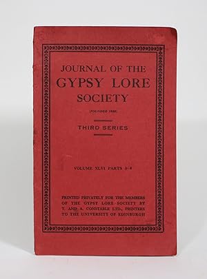 Journal of the Gypsy Lore Society: Third Series, Volume XLVI Parts 3-4