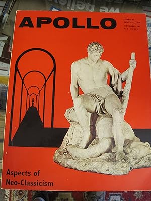 Seller image for Apollo, The Magazine of the Arts, November, 1963. Aspects of Neo-Classicism for sale by Stony Hill Books