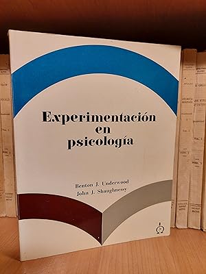 Seller image for Experimentacin en psicologa for sale by Martina llibreter