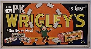 (Advertising - Trolley Car) The New P-K WRIGLEY'S is Great ! "After Every Meal"