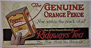 (Advertising - Trolley Car) The GENUINE ORANGE PEKOE Now Within the Reach of All. One of the Famo...