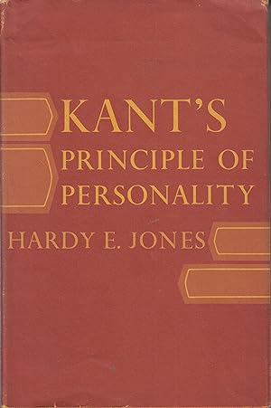 Bild des Verkufers fr Kant's Principle of Personality zum Verkauf von Robinson Street Books, IOBA