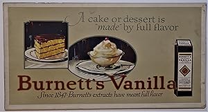 (Advertising - Trolley Car) Burnett's Vanilla. Since 1847 - Burnett's Extracts Have Meant Full Fl...
