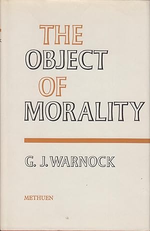 Immagine del venditore per The Object of Morality venduto da Robinson Street Books, IOBA