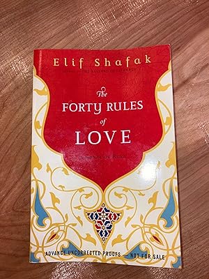 Image du vendeur pour The Forty Rules of Love: A Novel of Rumi mis en vente par Arundel Books