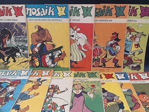 Mosaik-Bilderzeitschrift: 12 von 13 Heften des Jahrgangs 1977 (Heft 1 fehlt): Mosaik 2/1977: Die ...