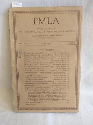 PMLA - Publications of the modern Language Association of America, Vol. 54, No. 2 (June 1939).