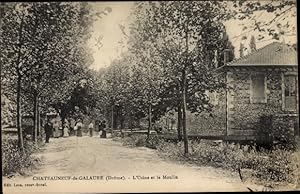 Ansichtskarte / Postkarte Châteauneuf de Galaure Drome, L'Usine et le Moulin