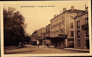 Ansichtskarte / Postkarte Montélimar Drôme, Avenue de la Gare