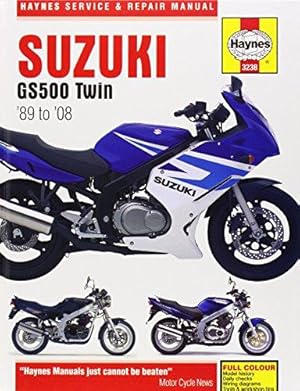 Seller image for Suzuki GS500 Twin Service and Repair Manual: 1989 to 2008 (Haynes Motorcycle Manuals) for sale by WeBuyBooks