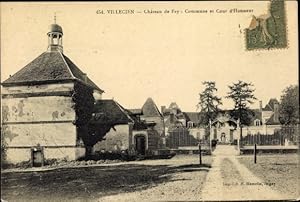 Seller image for Ansichtskarte / Postkarte Villecien Yonne, Chteau de Fey, Commune et Cours dHonneur for sale by akpool GmbH