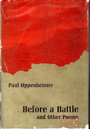 Imagen del vendedor de Before A Battle And Other Poems a la venta por Dorley House Books, Inc.