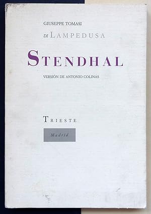 Stendhal (Versión de Antonio Colinas)