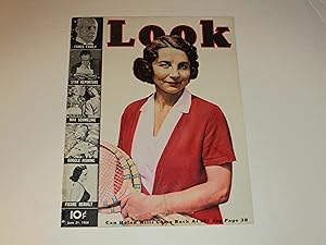 Seller image for June 21,1938 Look Magazine: Tennis Star Helen Wills Moody - Boxer Max Schmeling - Stan Laurel - Goggle Fishing - America's Most Distinguished Family (Adams) for sale by rareviewbooks