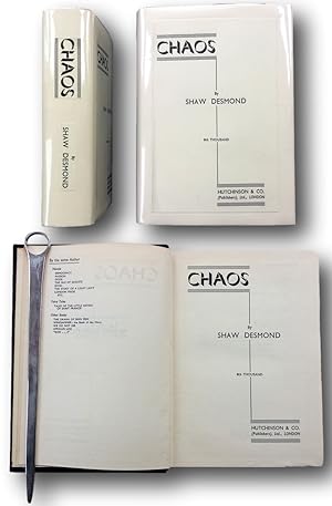 Immagine del venditore per CHAOS. venduto da John  L. Capes (Books) Established 1969