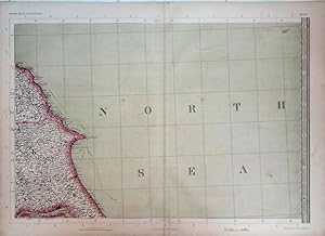 Image du vendeur pour Yorkshire Coast. The Imperial Map of England & Wales. mis en vente par theoldmapman