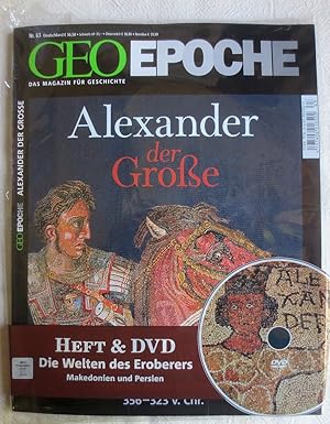 Bild des Verkufers fr Geo Epoche Nr. 63 : Alexander der Groe : Eroberer eines Weltreichs ; 356 - 323 v. Chr. u. DVD zum Verkauf von VersandAntiquariat Claus Sydow