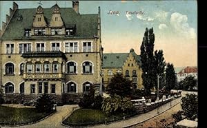 Bild des Verkufers fr Ansichtskarte / Postkarte Jena in Thringen, Lesehalle - Bahnpost Weimar Gera Reuss, Zug 406 zum Verkauf von akpool GmbH