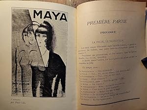 Maya Spectacle en un Prologue, Neuf Tableaux et un Epilogue Masques Cahier d Art Dramatique