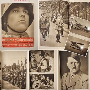 Image du vendeur pour Unsere deutsche Wehrmacht. 185 Bilddokumente aus Heer, Kriegsmarine und Luftwaffe, herausgegeben von Major Foertsch, Abteilungsleiter im Reichskriegsministerium * mit Original - Schutzumschlag mis en vente par Galerie fr gegenstndliche Kunst