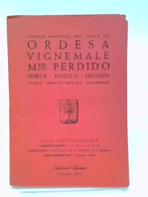 Image du vendeur pour Parque Nacional Del Valle De Ordesa Vignemale Mte Perdido mis en vente par World of Rare Books