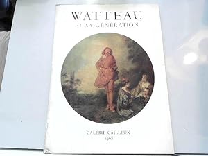 Seller image for Galerie Cailleux. Paris. Watteau et sa gnration : Exposition mars-avril 1968 for sale by JLG_livres anciens et modernes