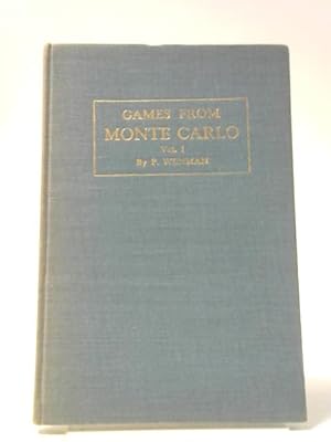 Seller image for Games from Monte Carlo, Volume One for sale by World of Rare Books