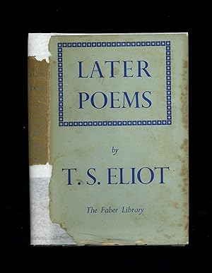 LATER POEMS 1925-1935 (1/2)