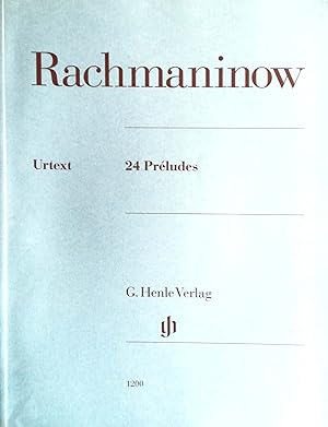 Bild des Verkufers fr 24 Prludes. Herausgegeben von / Edited by Dominik Rahmer. Fingersatz von / Fingering by Marc-Andr Hamelin. zum Verkauf von Versandantiquariat Ruland & Raetzer