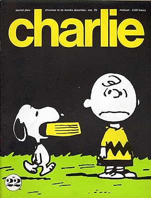 "CHARLIE N°22 / novembre 1970" Charles M. SCHULZ : PEANUTS