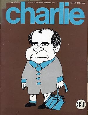 "CHARLIE N°34 / novembre 1971" FEIFFER : Richard NIXON